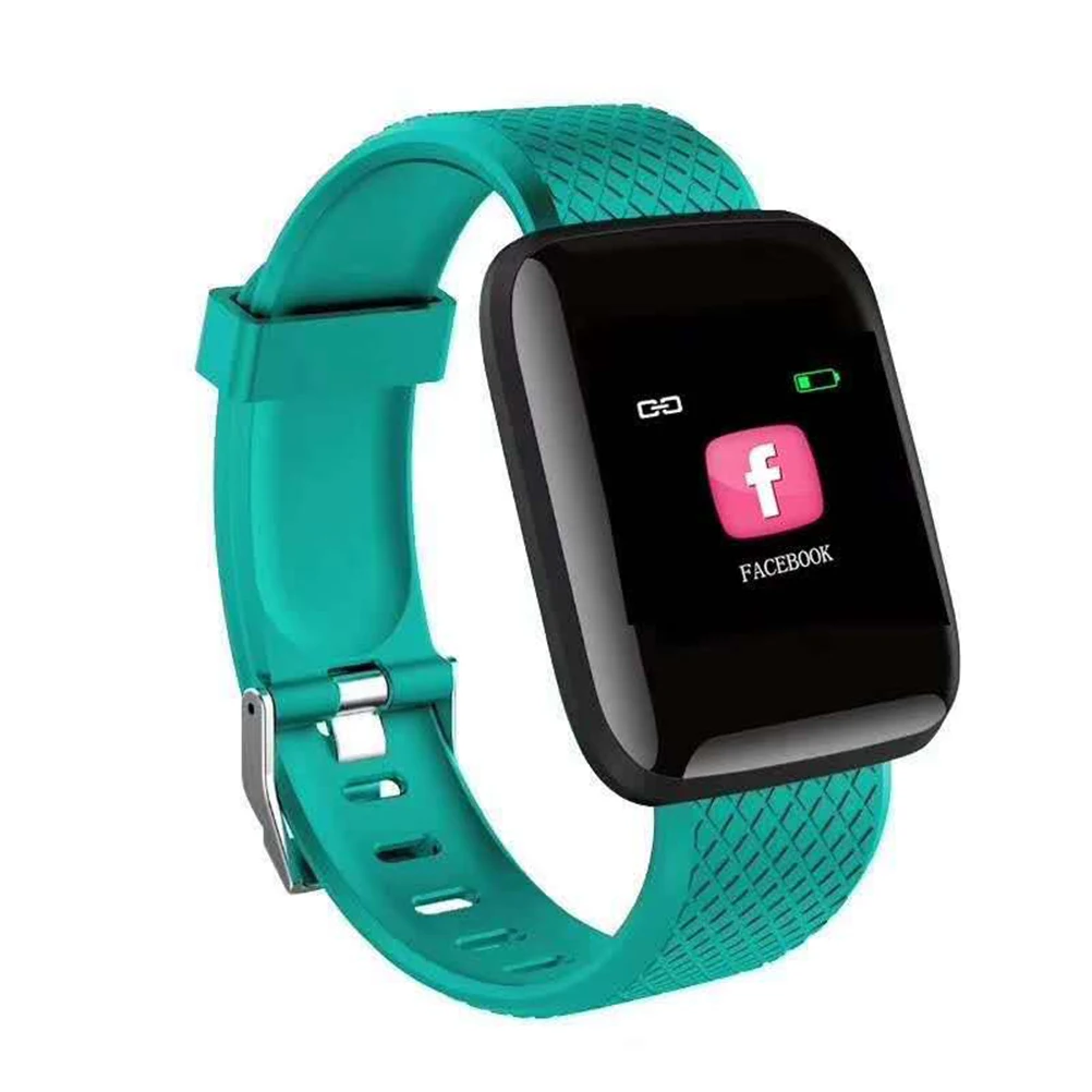 

Smart Wristband Sleep Monitor Intelligent Call Information Synchronization Fitness Tracker Health Bracelet 116 Plus