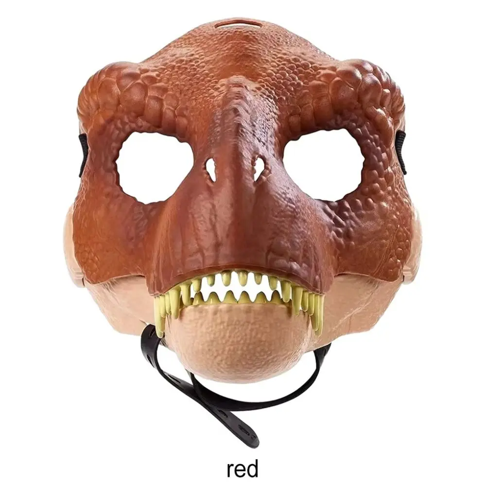 Levensechte bewegende kaak Halloween dinosaurus masker open mond cosplay rekwisieten Raptor Dino masker hard plastic grappige draak hoofddeksels geschenken