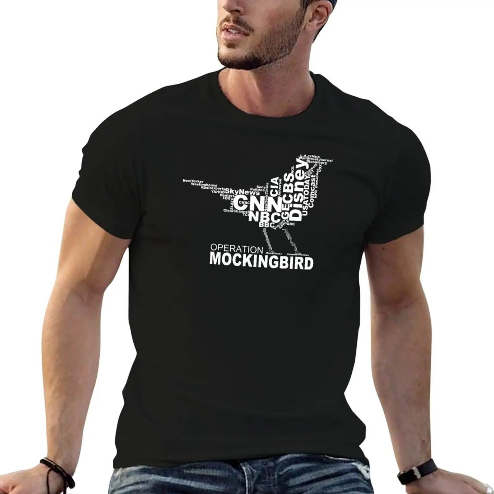 Operation Mockingbird T-Shirt Relaxed Fit Casual Short Sleeve Top