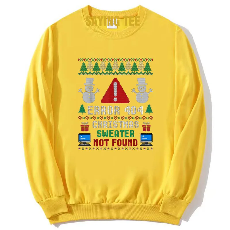 خطأ في الكمبيوتر ، سترة عيد الميلاد القبيحة ، تي شيرت مضحك ، مبرمج كمبيوتر مضحك ، زي عيد الميلاد الطالب الذي يذاكر كثيرا