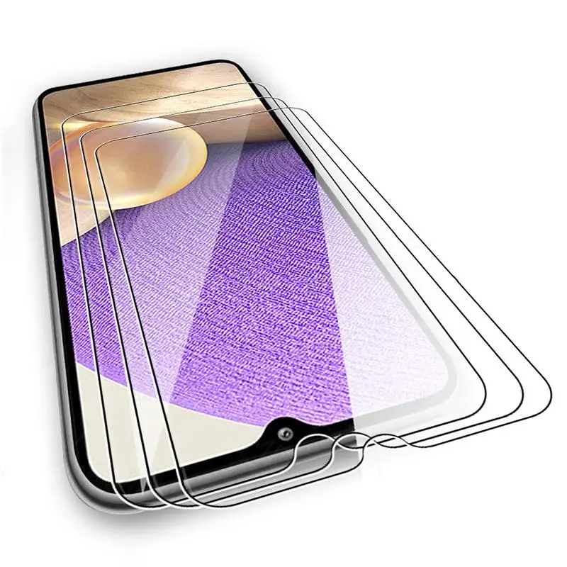 3-1pcs tempered glass for samsung galaxy a32 5g a12 a02s a53 a52 a22 a23 a13 screen protector samsun a 12 53 32 52 protect cover