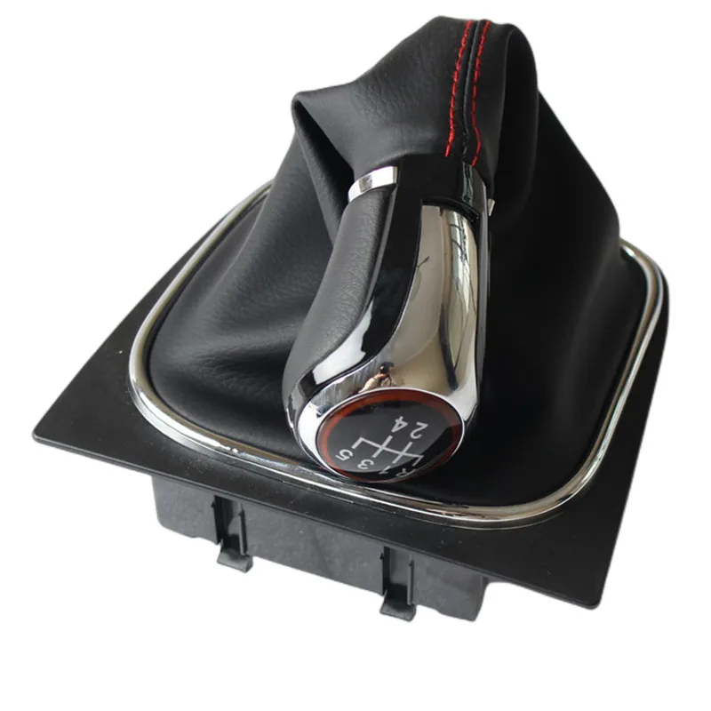 Car Accessries 5/6 Speed Gear Shift Knob Lever Stick Gaiter Boot Cover For Volkswagen VW Golf 5/6 MK5 MK6 Scirocco(2009) Octavia