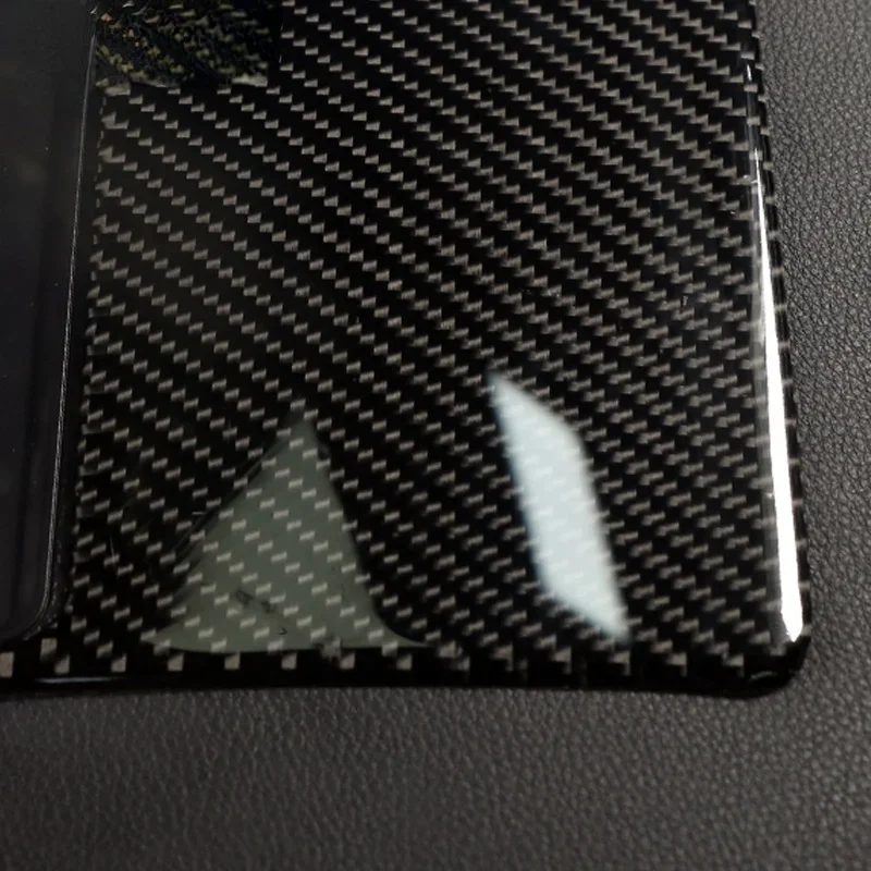 Carbon Fiber Car Interior Console Dashboard GPS Navigation NBT Screen Frame Cover Trim Accessories For Audi A3 8V S3 Car Styling