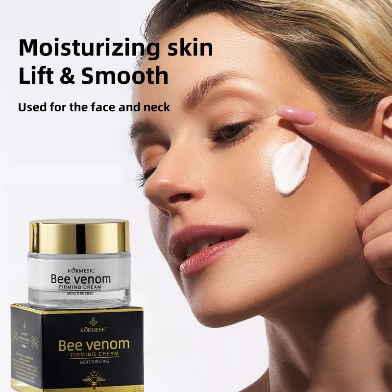 50g Bee Venom Firming Cream, Hydrating and Nourishing Skin Care, Improves Skin Elasticity, Makes Skin More Firm, Smooth, and Vibrant.