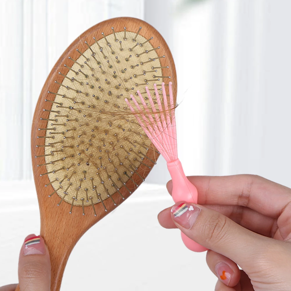 Haar Kam Schoonmaken Tool Kam Haar Verwijderaar Tool Mini Luchtkussen Kam Schoonmaken Tool Draagbare Multifunctioneel Voor Het Reinigen Van Kam