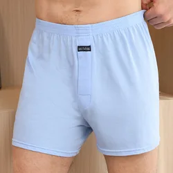 Mens Underwear Boxers Loose Men's Panties Cotton Soft Large Size Arrow Pants At Home Underpants Male Classic Basic Cuecas Shorts