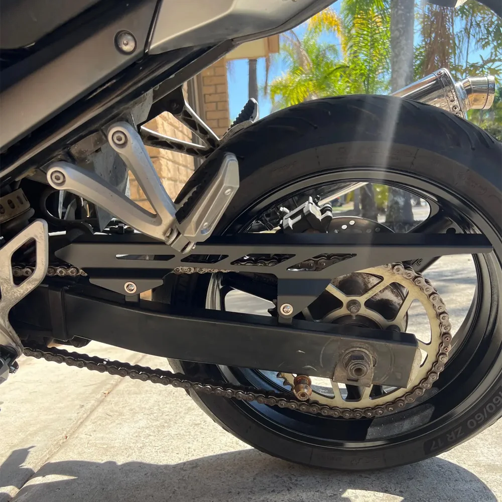 FOR Suzuki GSX650F 2008-2016 2015 Wheel Slide Sprocket Chain Guard Cover Protection GSF650 GSF600 Bandit S SV650 N / S 1999-2008