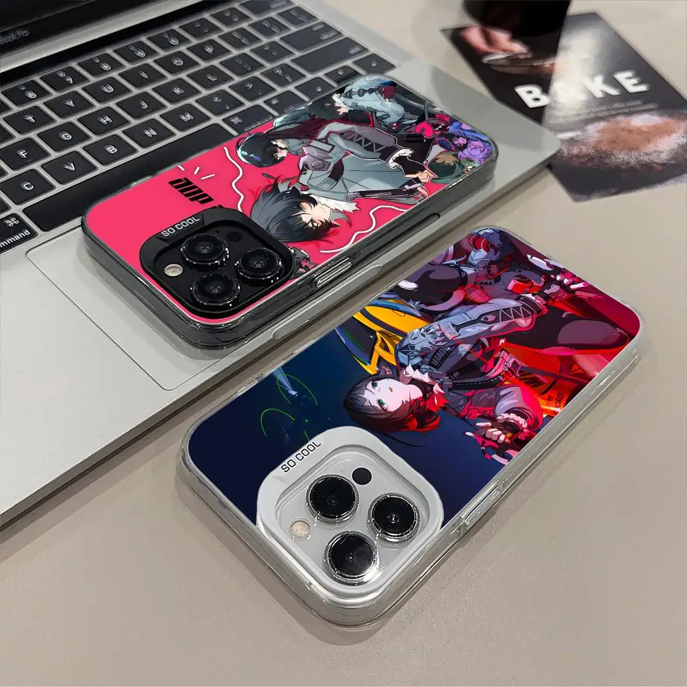 

Чехол для телефона Zenless Zone Zero Jane Doe для iPhone 17, 16, 15, 14, 13, 12, 11 X XR XS 8 7 Air Pro Max Plus, полупрозрачный цветной чехол