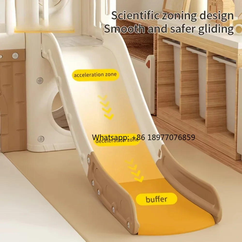 Big Toys Kids Family Climbing Playground Indoor Playroom Plastic Slide Kids Double Slide