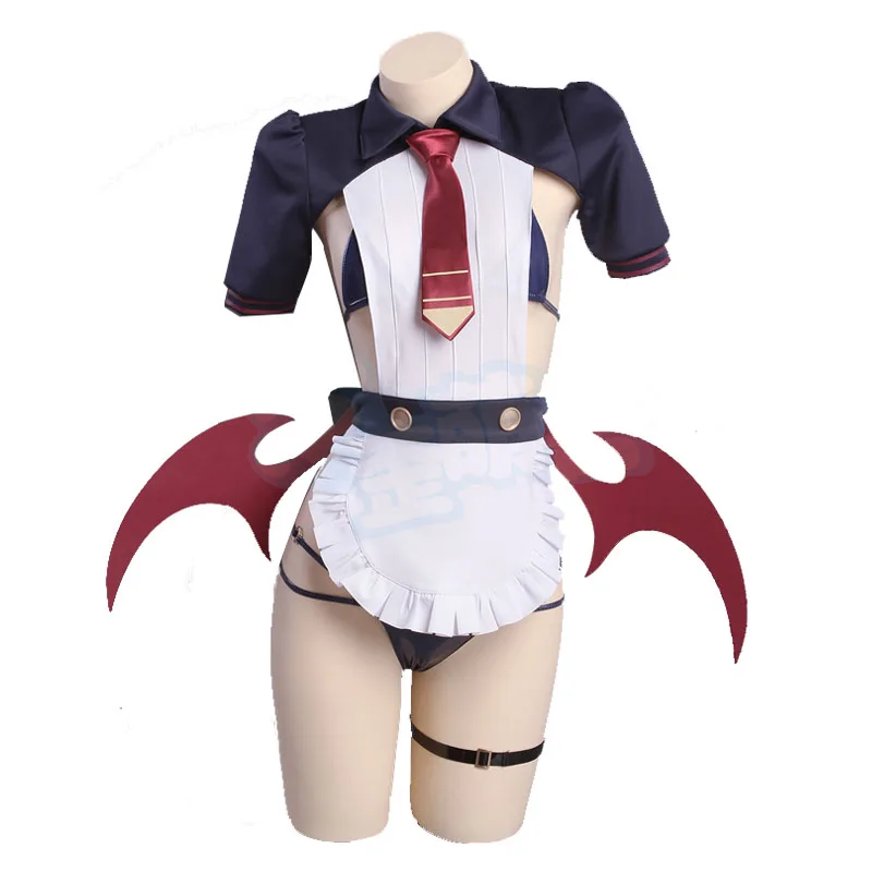 

Костюм для косплея по аниме Blue Archive: Сорасаки Хина, женское сексуальное платье горничной с коротким рукавом, костюм-бикини, одежда для Хэллоуина и карнавальных вечеринок