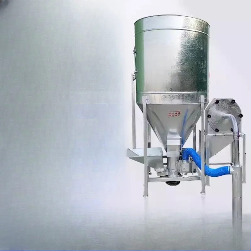 Pig feed crushing mixer, dust-free self-priming, household mixing, all-in-one machine for breeding, corn crusher