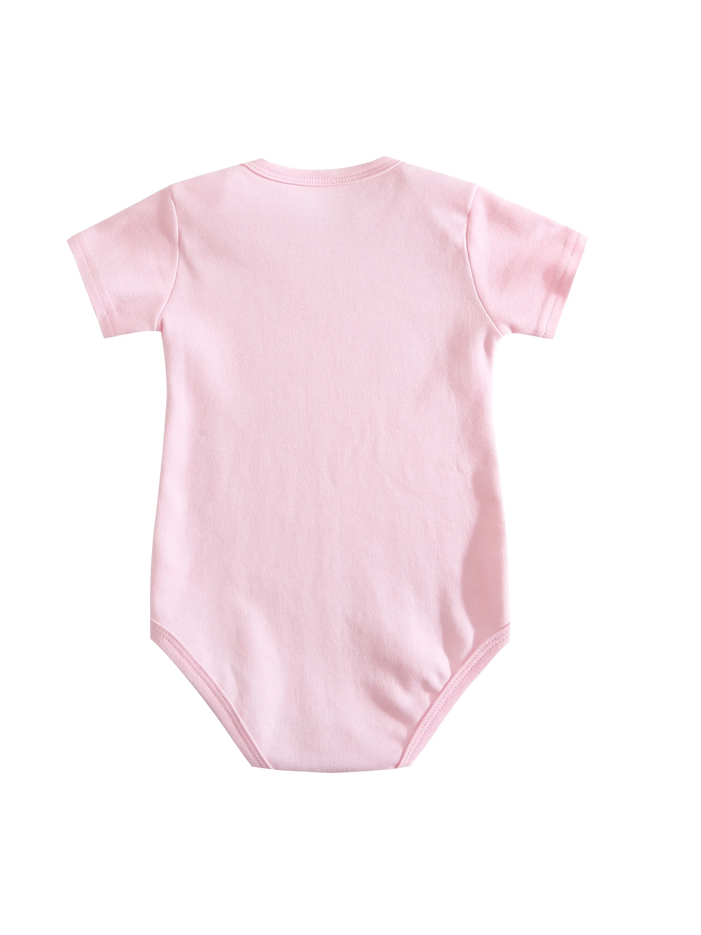 Respect The Capybara Unisex Baby Crawling Suit, 100% Cotton Soft Onesie, All-Season Wear Pink Bodysuit 190GSM