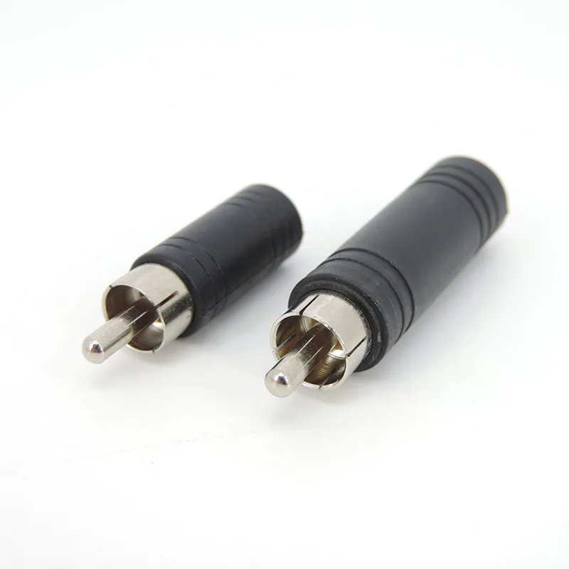 RCA Male Plug to 3.5mm 6.35mm 6.5mm female 3Pole Stereo Female Jack cable connector Adapter 6.35 3.5 Audio M/F audio plug N6