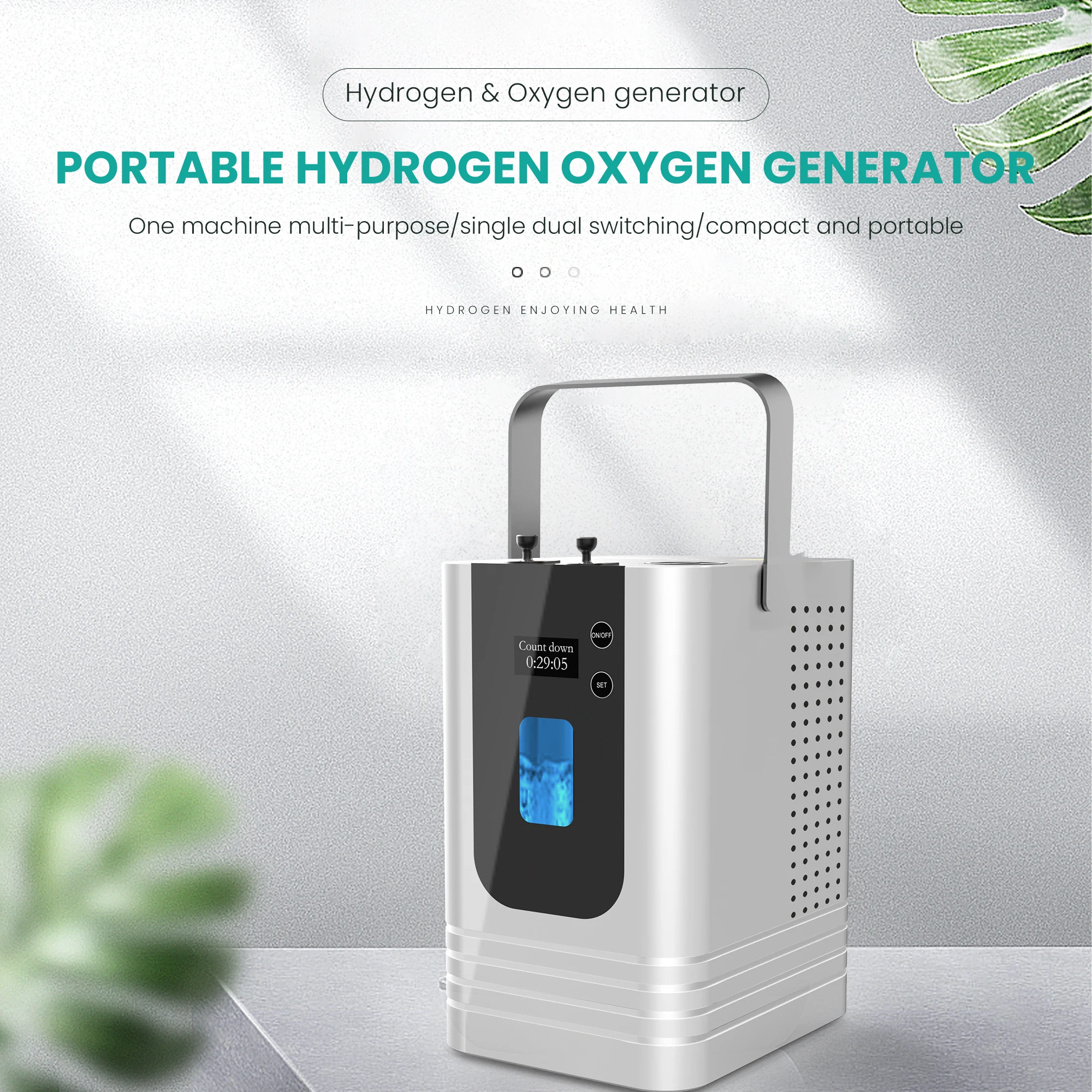 hydrogen inhaler450ml PEM Portable Hydrogen Oxygen Inhalation Machine Hydrogen Generator for Home