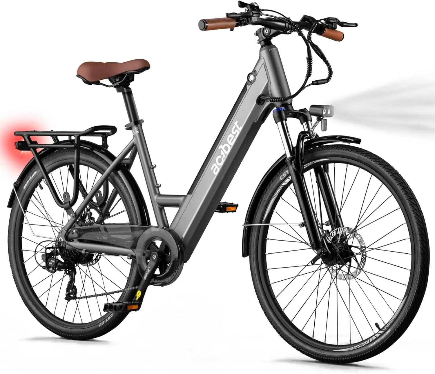 

Back to school season Electric Bike for Adults - 468Wh Removable Battery, 26 inch Step Thru Electric Bicycle,Peak 750W Brushless