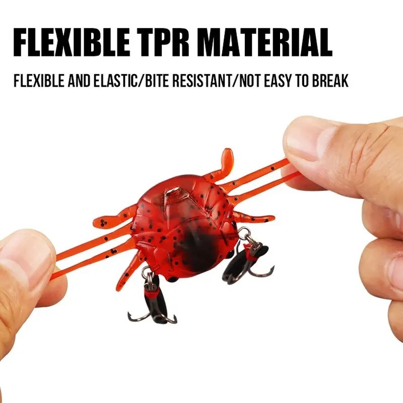 TAIYU Bionic Crab Fishing Lure 6g 13g Silicone Soft Bait Fake Baits For Squid Octopus Fishing Jig Head Lures Sea Fishing Tackle - view 3