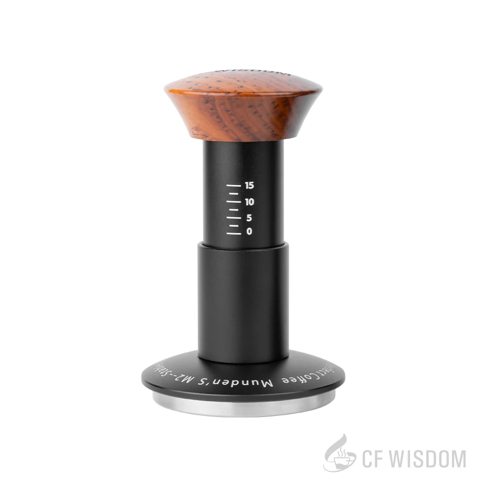 CF WISDOM المهنية قابل للتعديل سدادة قهوة 51 53 58 مللي متر مكبس من الفولاذ المقاوم للصدأ المطرقة الخيوط قاعدة الدقة اسبريسو أداة