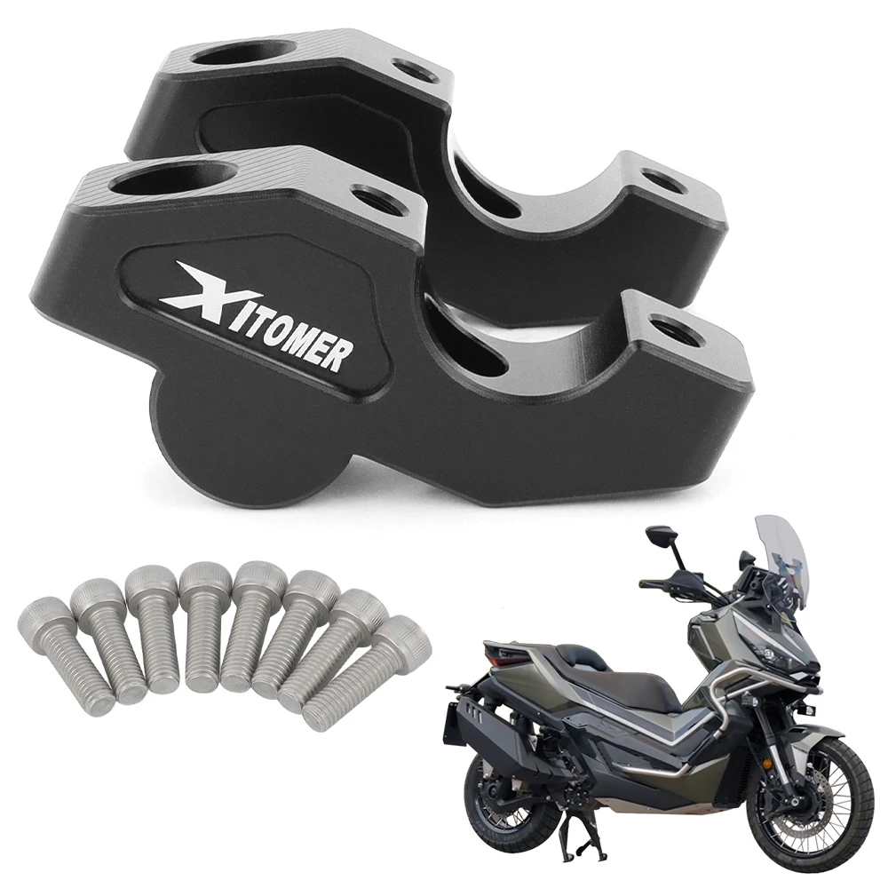 Handle Bar Clamp Extend Adapter Motorcycle Handlebar Riser Height 30mm with 25mm Offset 368G 368 G 2024 2025 2026 For ZONTES