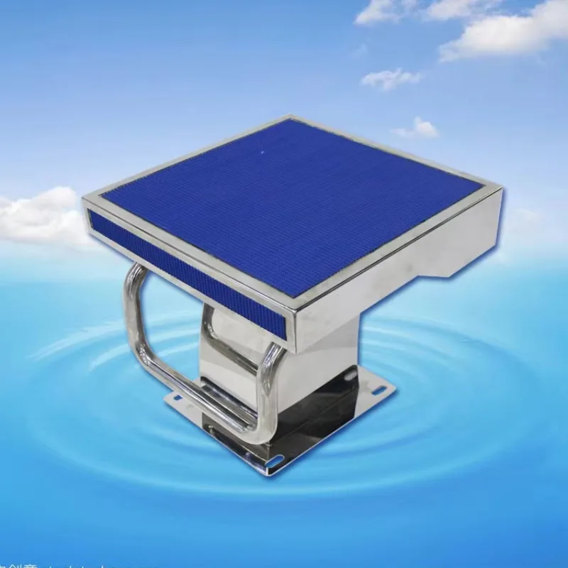 Competition Pool Race Jumping Board ABS Stainless Steel Standard 1 Level Swimming Pool Starting Blocks