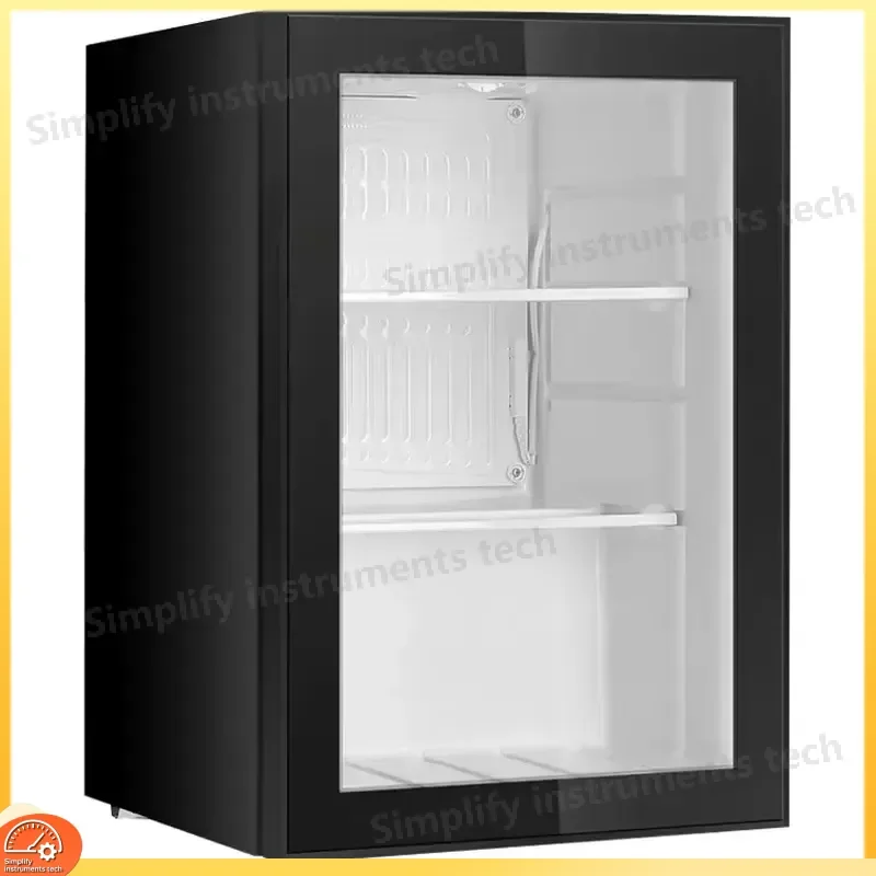 35L Outdoor Gas Compressor Refrigerator with Thermal Insulation Glass Door Tempered Glass Shelf Energy Efficient Eco Friendly