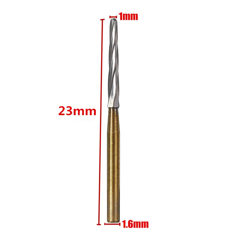 6szt Wiertła dentystyczne z węglika spiekanego Wiertła do usuwania zębów Wiertła dentystyczne Endo Z Wiertła wolframowe Seria do części zamiennych