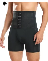 High Waisted tummy control body shaper Pants for Men Waist Trainer Corset Padded Panties Slimmer Thigh Breathable Underwear