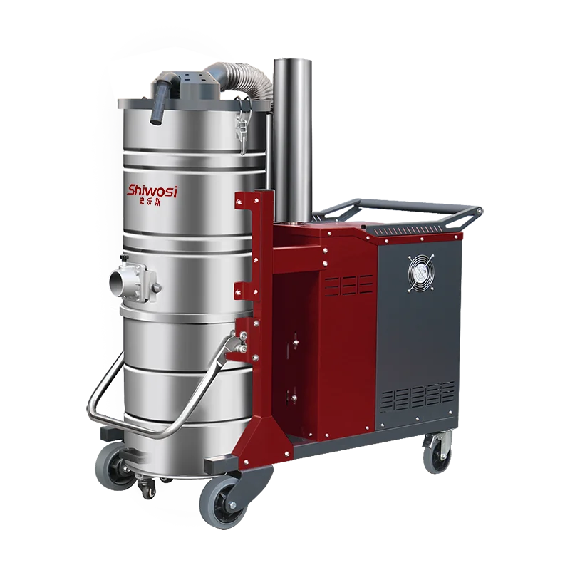 

Shiwosi Three-phase Electric Industrial Vacuum Cleaner 220-480V 2.2/3/4/5.5kw Power Ground Floor Cleaning Machine