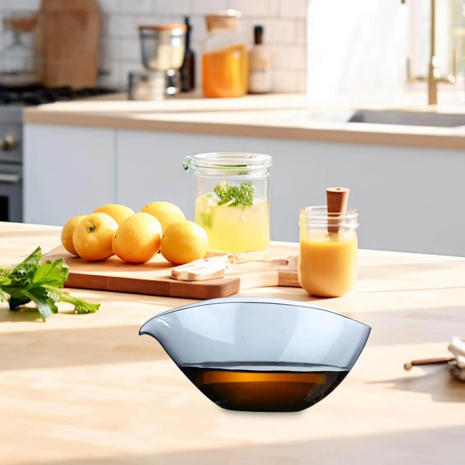 

Fair Cup Tea Cup Transparent High Temp Resistant Sharing Pitcher Small Glass Pitcher for Tea Room Office Household