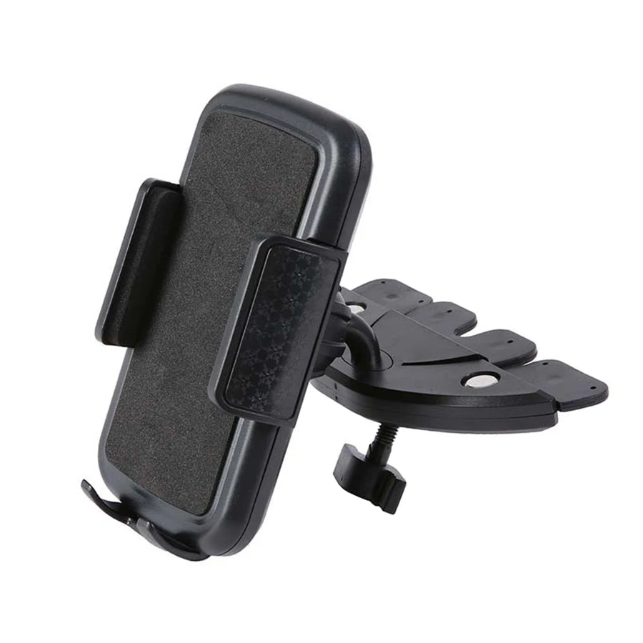 

Universal Car CD Slot Fixed Lock Mobile Phone Holder Mount Stand For GPS Tablet Tablet fits devices with width up to 3.7inch