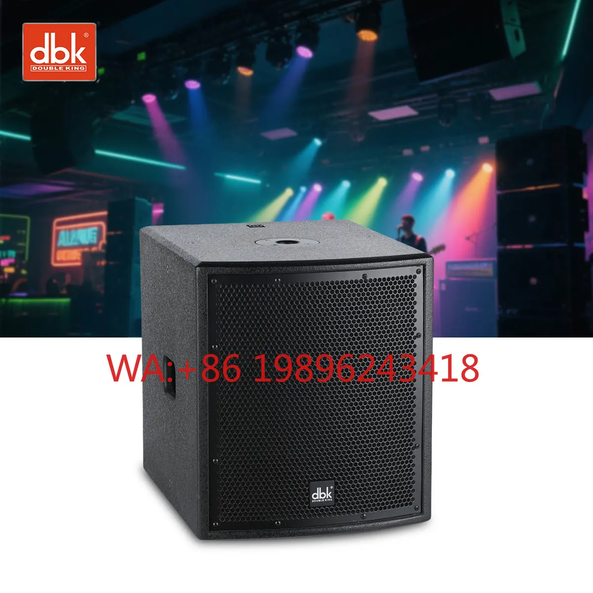 Professional DBK 12 Inch Active Subwoofer Speaker Stage Audio Sound Equipment for Party Event Club PA System