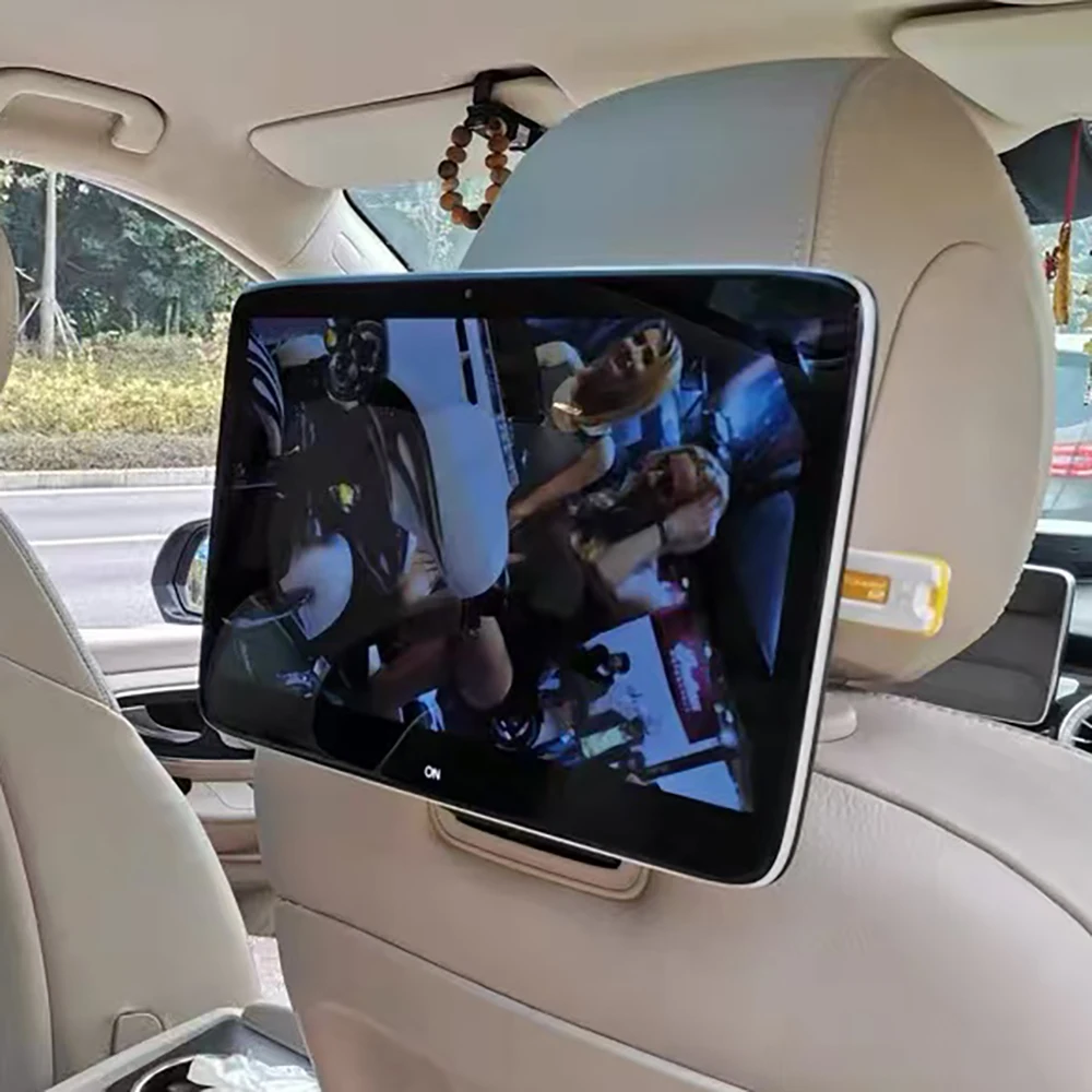 11.6” 4K HD Car Headrest Monitor Android Video Player Rear Seat Entertainment TV Tablet For 2019 2020 Mercedes W222 S550 S560