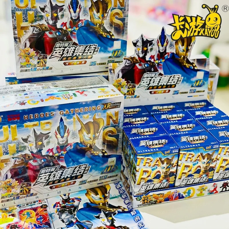

New Genuine KAYOU Ultraman Rubber Doll Hero Assembly 11th Special Hidden Ultimate Shining Ultraman Zero XP Toy Children'S Gifts