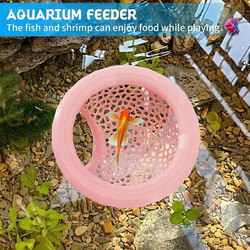 ☭Aquarium Floating Cave Fish Shrimp Hideout Shelter 3-in-1 Hammock Feeding Ring & Resting Spot For Betta Small Aquatic Pets