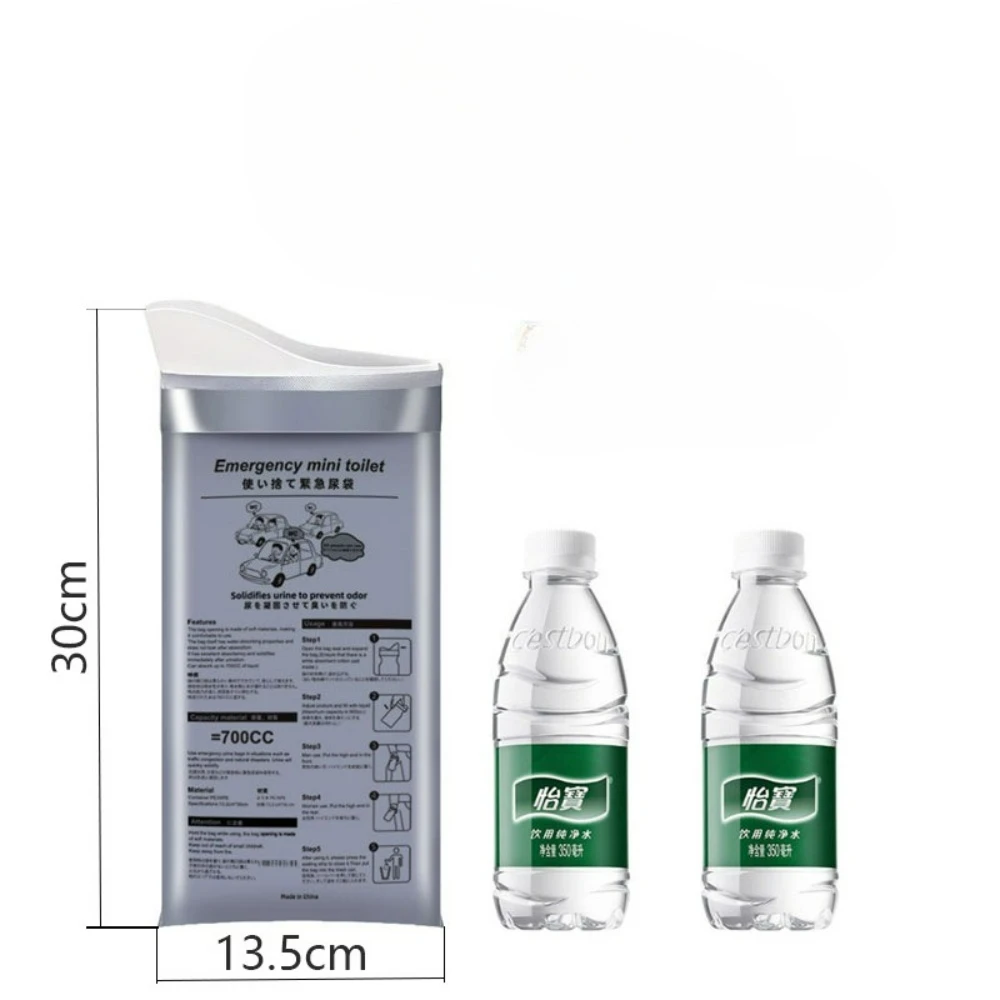 Outdoor Emergency Urine Bags 700ml Disposable Travel Mobile Toilet Portable Urinal Bag for Female Baby Male Vomiting Bag