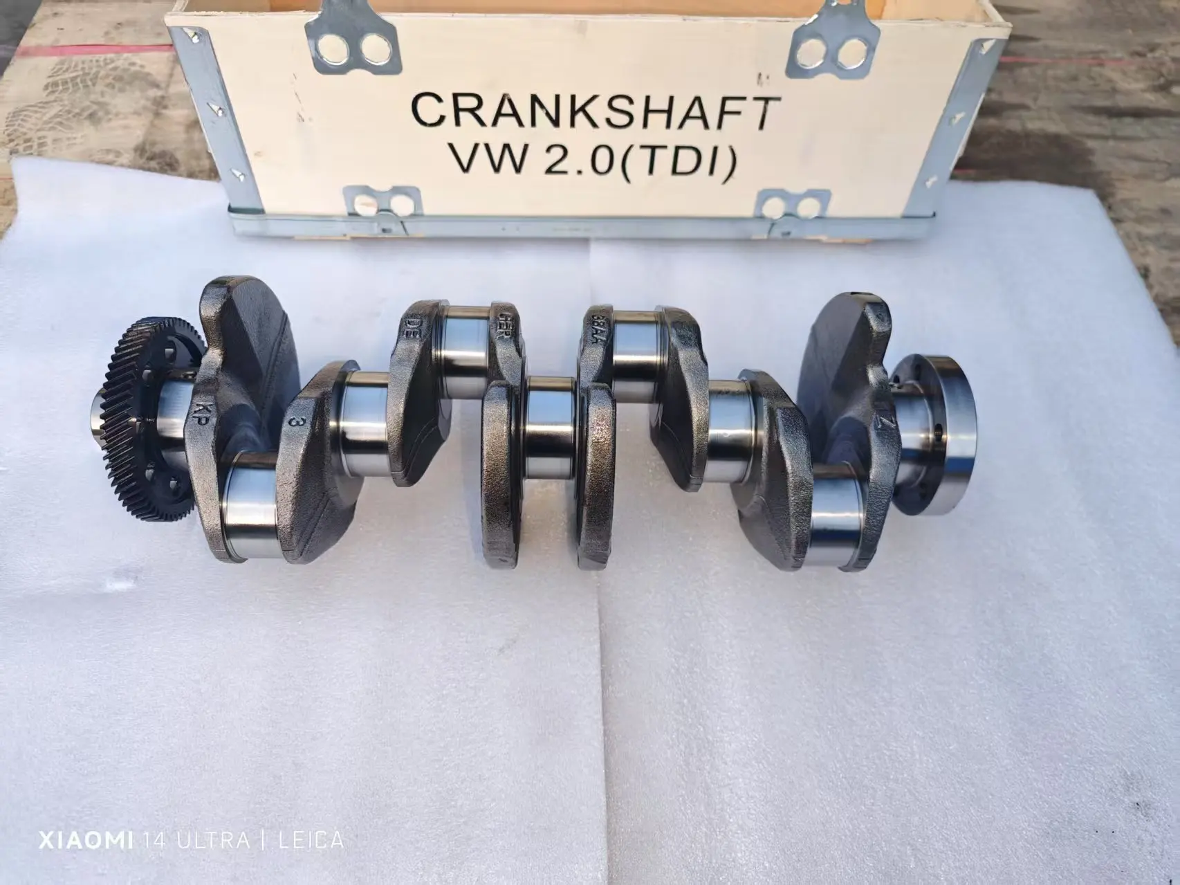 Crankshaft for VW AMAROK 2.0 Crankshaft with Bigger Gear for Audi EA888 GEN 2 GEN3 1.8T 2.0T Crank Shaft Auto Engine Part