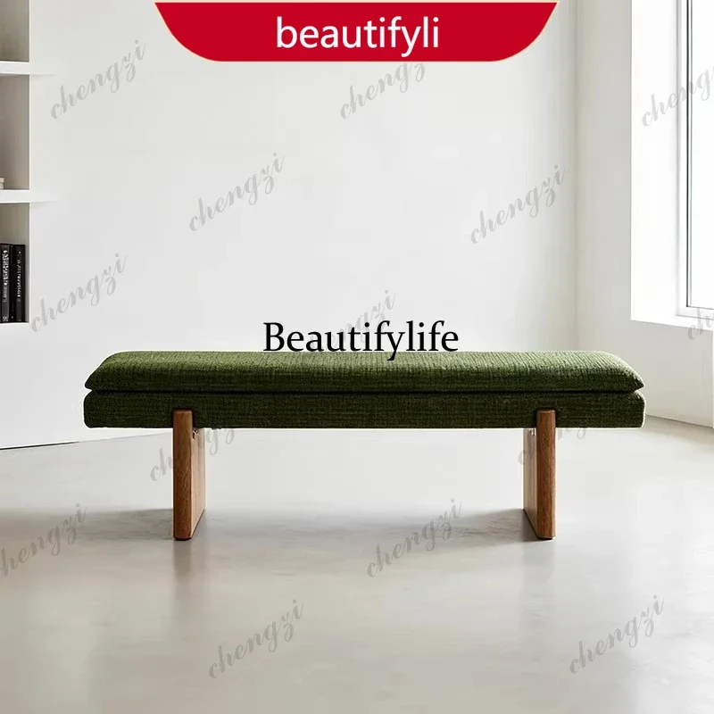smt45 Retail Store Dining Stools Designer Bedroom Nordic Minimalist Dining Stools Wood Fabric Materials Home Furniture Banken ZY