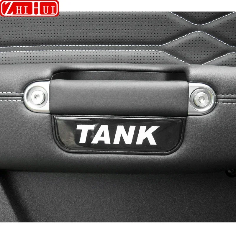 New！For WEY GWM Tank 300 Car Styling Door Handle Storage Box Interior ABS Passenger Compartment Box Auto Accessories 2021 2022 2