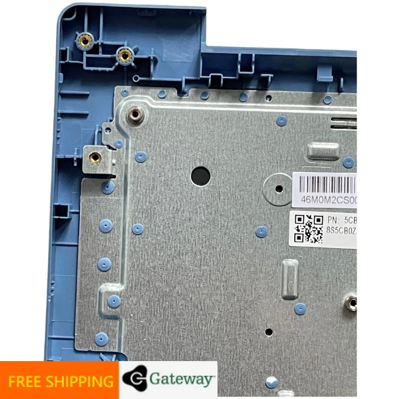 UK English Ice Blue Keyboard Upper Case Palmrest Shell Cover For Lenovo Ideapad 1 14 14ADA05 5CB0Z56788