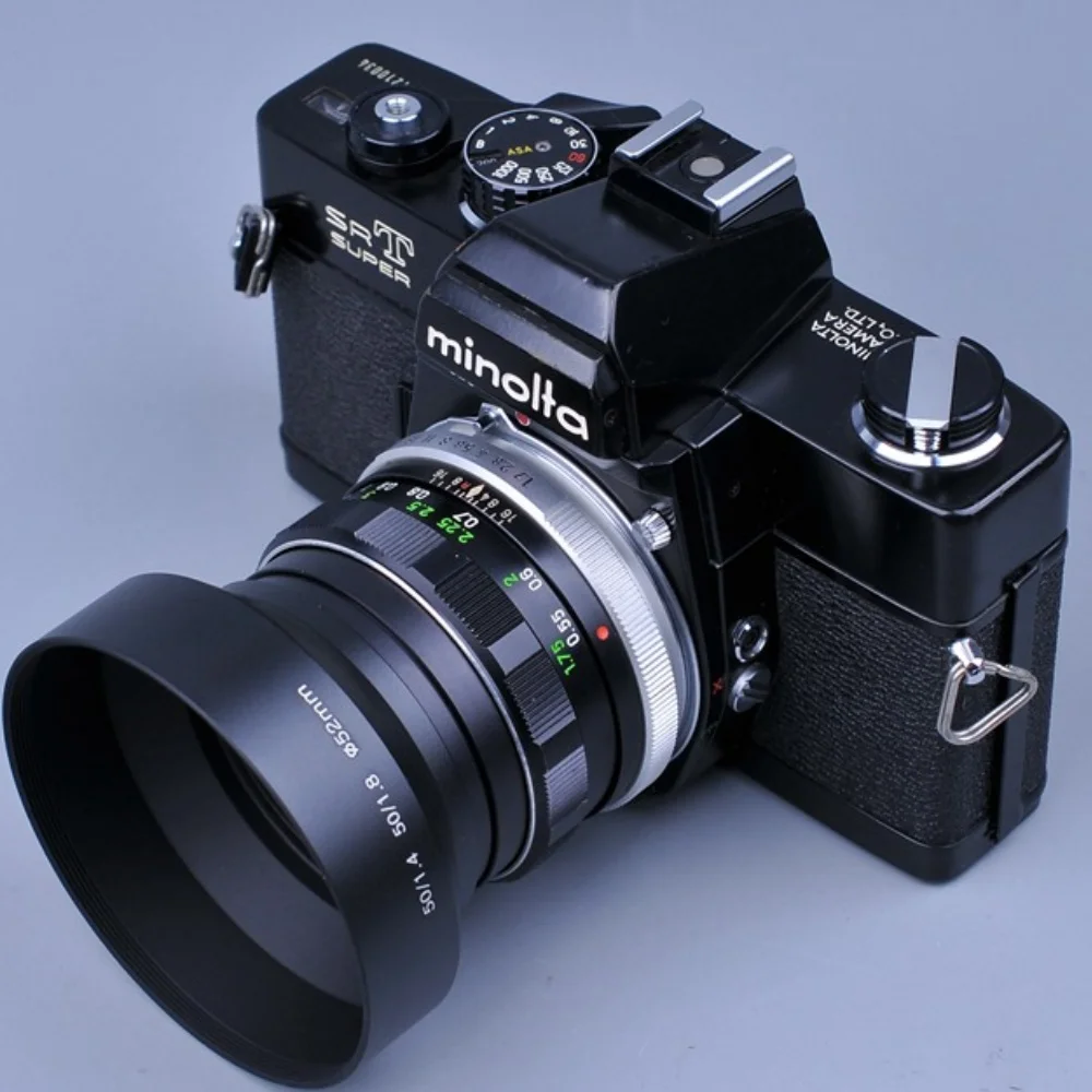 

52mm Lightweight Round Metal Camera Lens Hood for Nikon Nikkor 50mm F1.4 50mm F1.8 Hood Lens Cap Replaces Camera Accessories