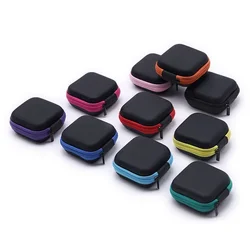 Multifunctional Coin Purse Earphone Case Waterproof Storage Box for Headphones USB Cable SD Card Key Money