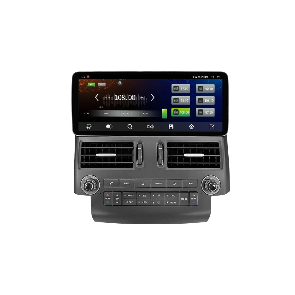 For Infiniti FX35 FX45 2007‑2008 Vertical Tesla Screen 12.3 Inch Android15 Car Head Unit Stereo GPS Navigation Wireless CarPlay