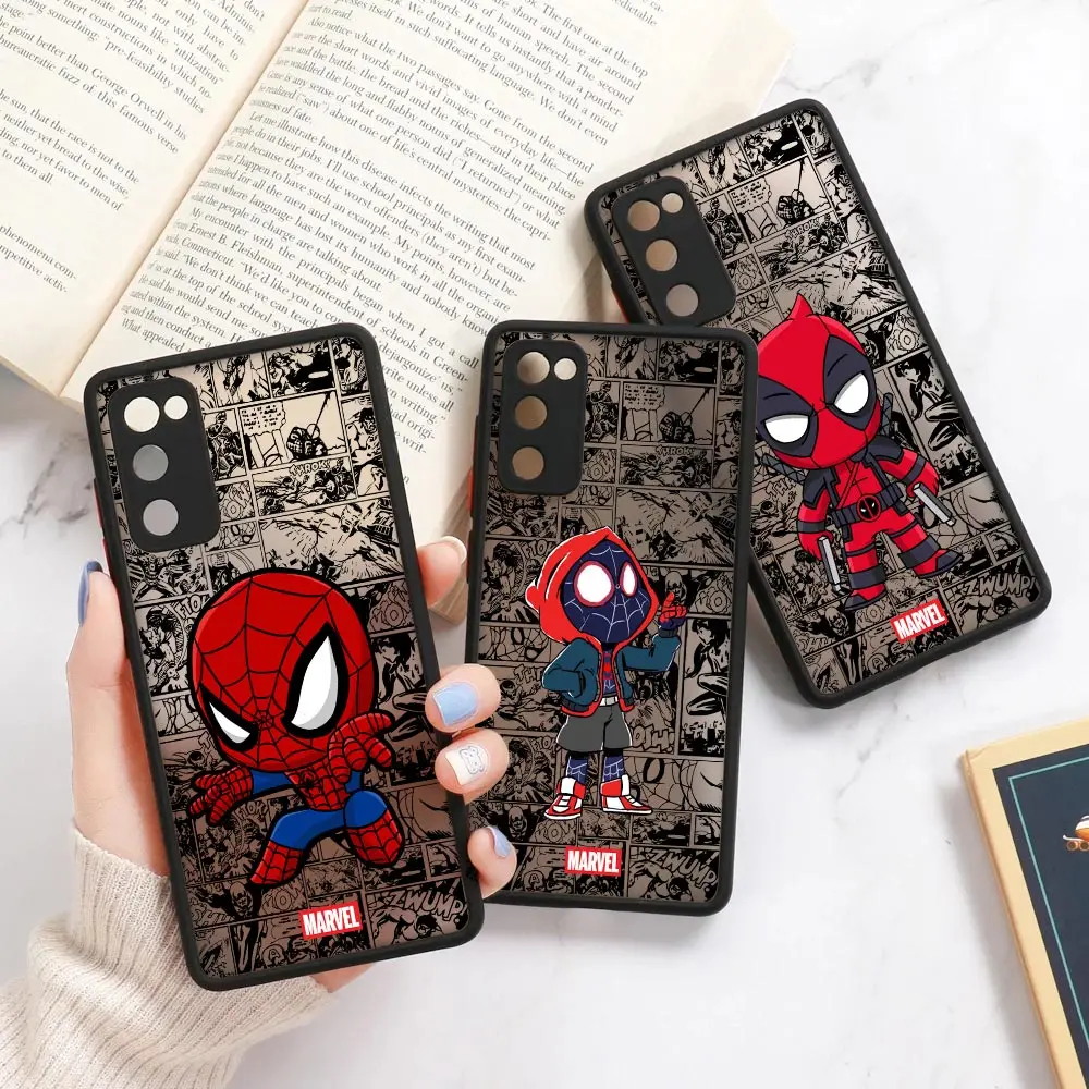 

Spiderman Marvel Iron Man Case For Samsung Galaxy A13 A23 A32 A52 4G A14 A12 A22 A53 A73 A71 A51 A72 A33 A12 A42 A21S A03 Fundas