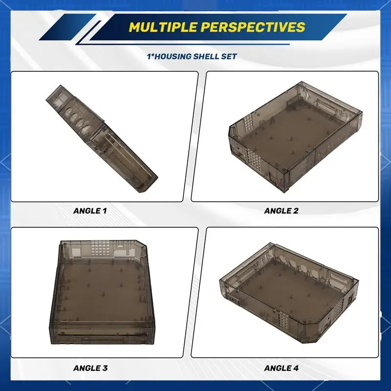 

Для Wii полный чехол с кнопками для NS-Wii прозрачный корпус чехол для игровой консоли Wii