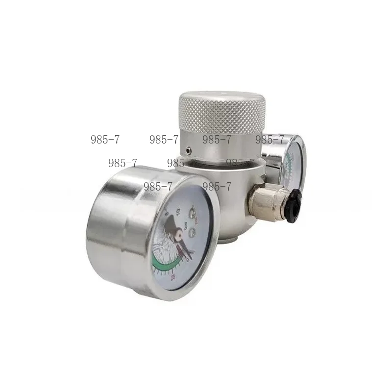 0.95L/580g Cylinder N2O Pressure Regulator with Charging Adapter, for Whipped Cream Dispenser Kitchen & Cafe Application