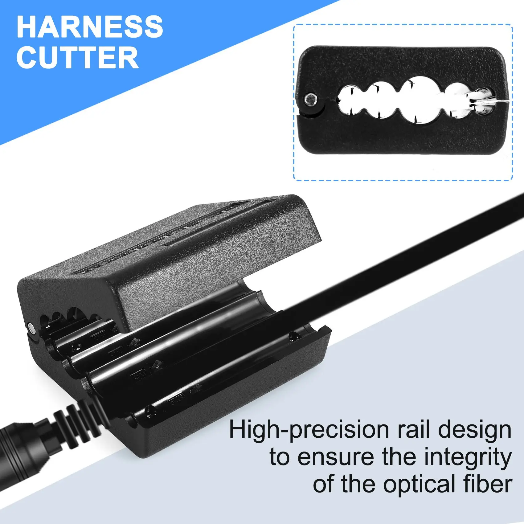 HOT-Fiber Cluster Loose Tube Cable Jacket Sheath Slitter Fiber Optic Tool Longitudinal Tube Stripper