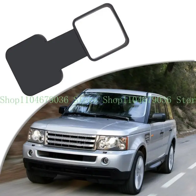 652F 1.25inch Trailer Hook Cover Cap Tow Eye Cover Cap Square Bumper Cover Car Part