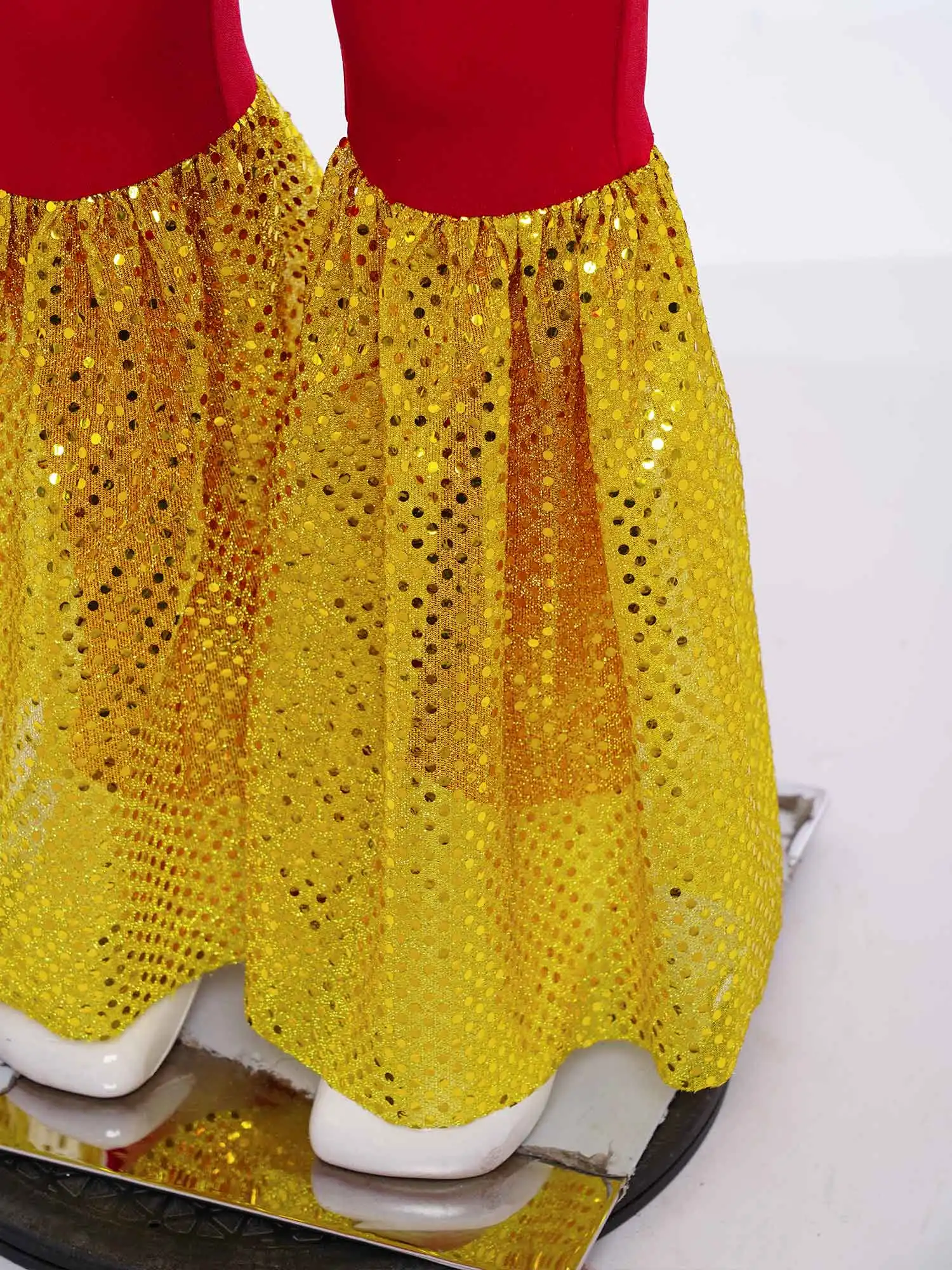 Kids Girls Disco Jumpsuit Party Dance Leotard Hippie Costume 60s 70s Party Flares Shiny Performance Clothes Sleeveless Bodysuit