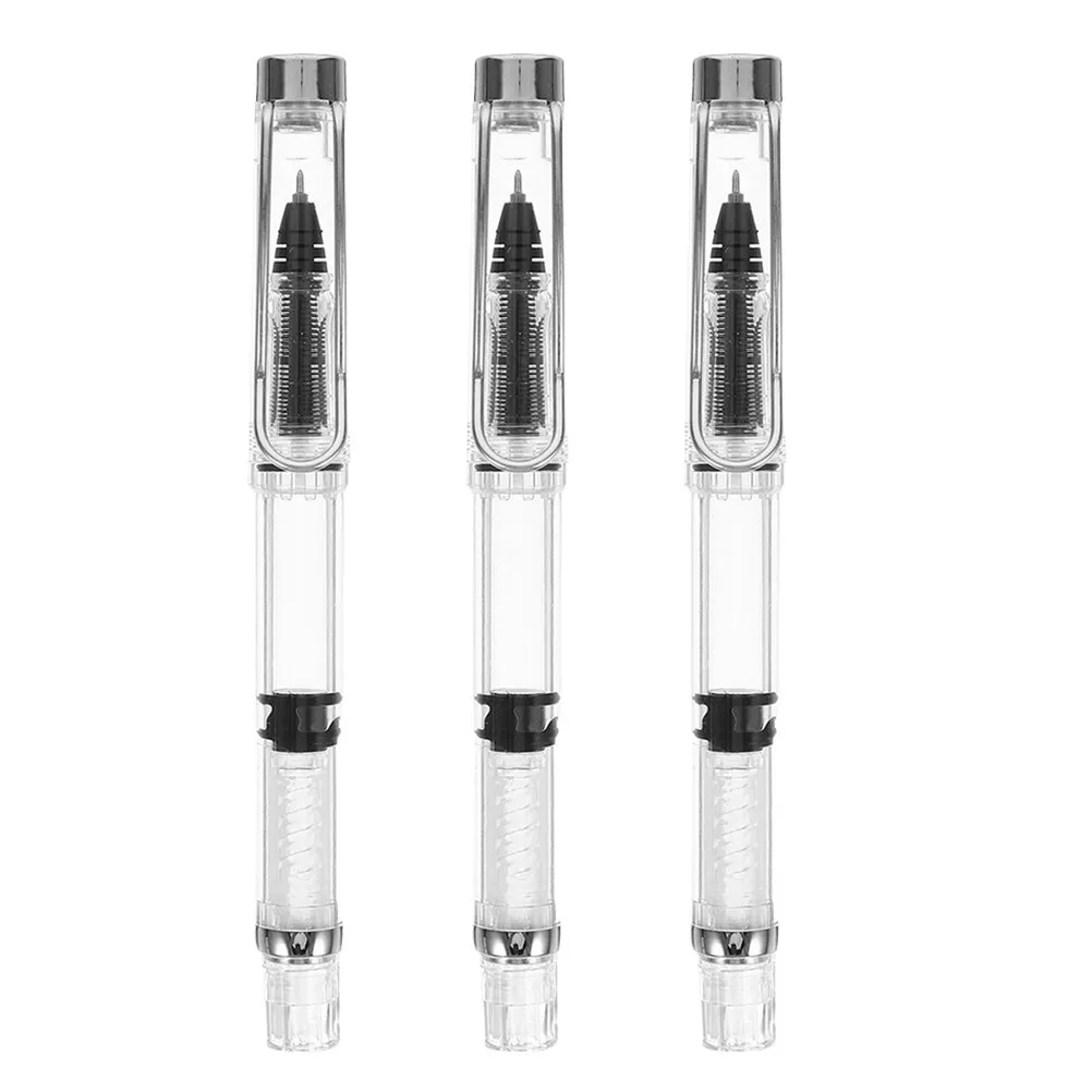 

3Pcs Refillable Fine Point Gel Writing Pens Retractable Design Easy Refill Cost Effective Comfortable Grip for Note Taking