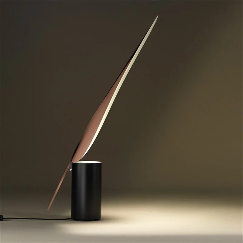 AFRA-Nordic Folha LED Table Light, Simples Desk Lamp, Design Moderno, Home Decor, Hotel e Quarto