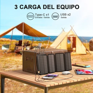 Bank of the power of the Solar Panel of the Great Capacity, Outdoor Portable Charger of the phone to iPhone 15, Samsung S21, 20000mah 8 Main Sales Power Bank Solar Energy - №6